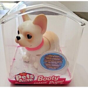 Zuru Booty Shakin' Pups French Bulldog Pets Alive Interactive Toy 4" Figure NEW